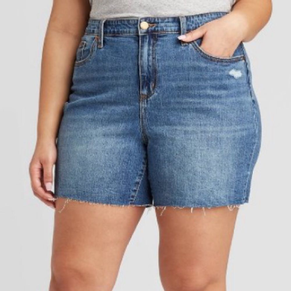 Universal Thread High Rise Boyfriend Jean Shorts Size 20W NWT